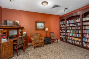 Library room at the Villages of Jackson Creek